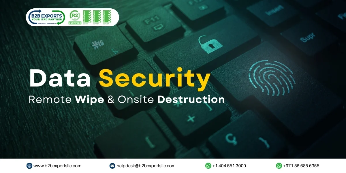 Data Security: Remote Wipe & Onsite Destruction