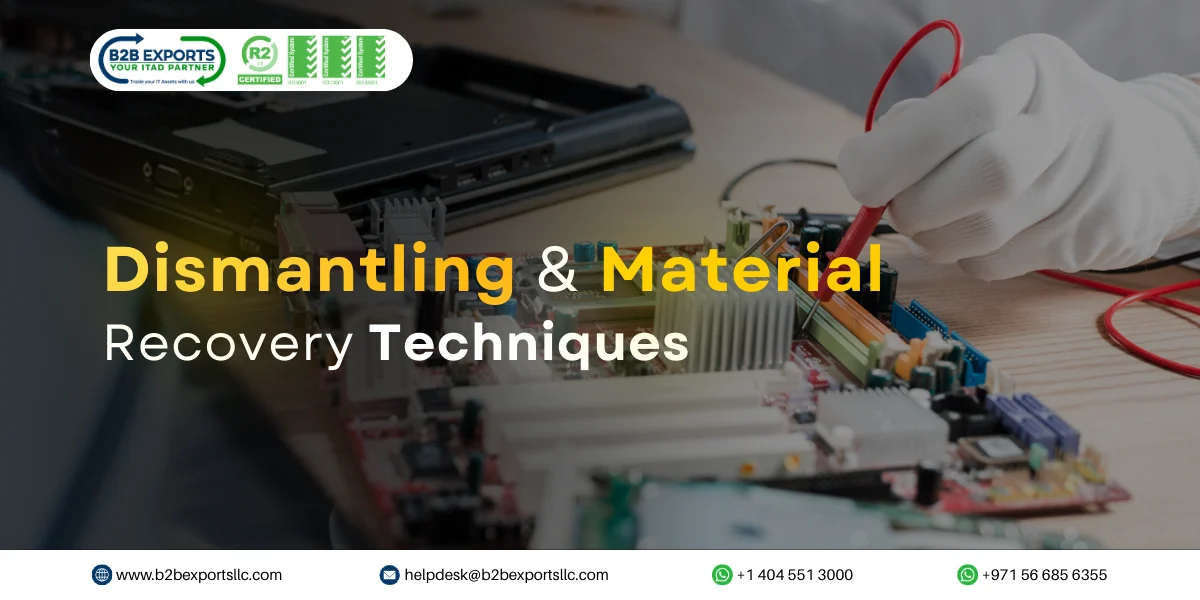 Dismantling and Material Recovery Techniques