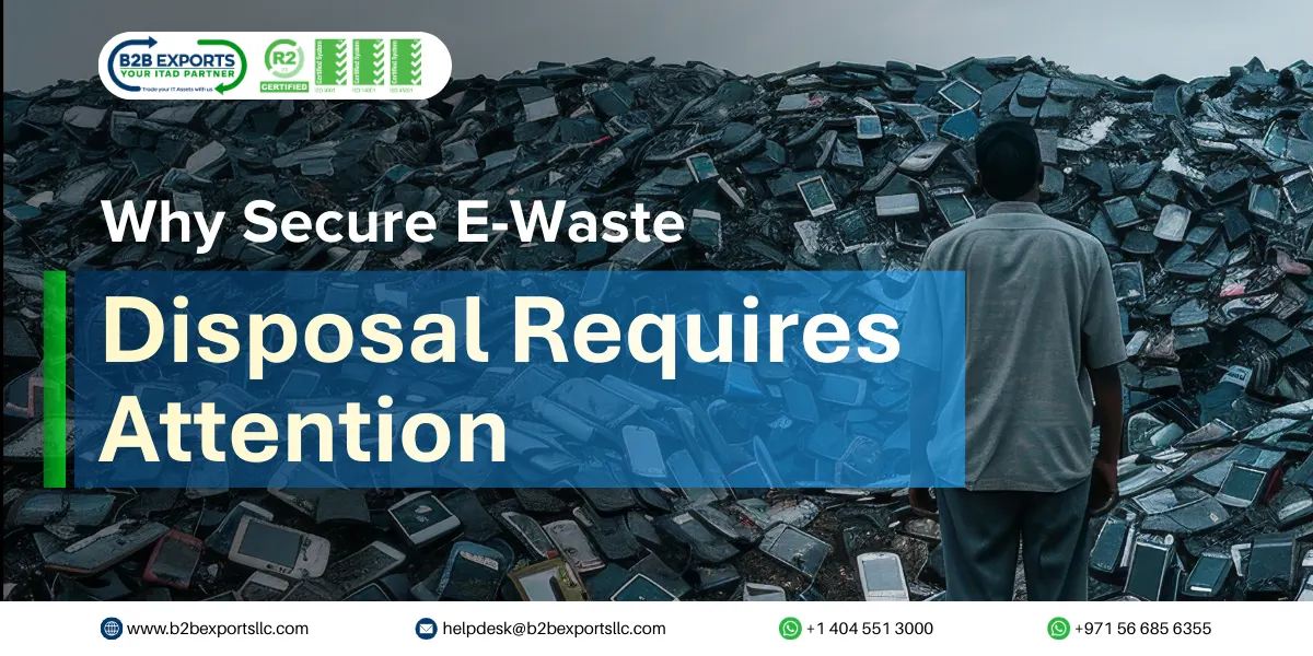 why secure e-waste disposal demands serious attention b2b exports llc why secure e-waste disposal demands serious attention b2b exports llc